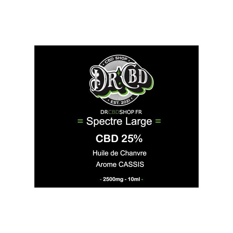 CBD 25% CASSIS